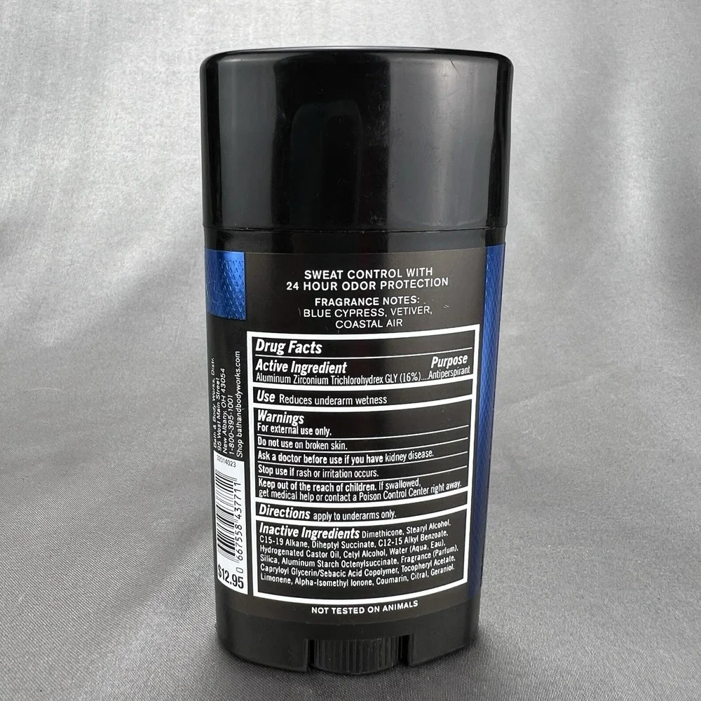 5pc Gift Lot Bath & Body Works Men's Collection Ocean Candle Face Lotion Cream +